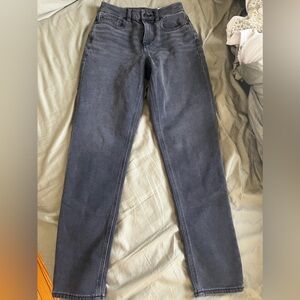 American Eagle high rise black jeans size 0